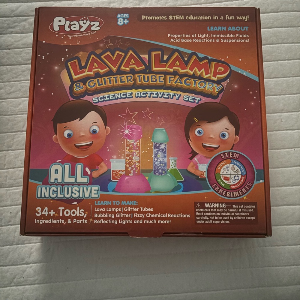 Lava Lamp & Glitter Tube Factory Science Activity Set